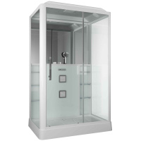 Душевая кабина (90х135) Grossman  GR128R раздвижная, белый, прозрачный