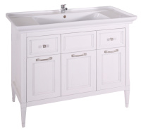 Тумба под раковину ASB-Woodline   Гранда 105 11486 (белый)