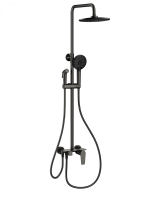 Душевая система с техническим душем WONZON & WOGHAND, темный графит WW-A30874-BGG Душевая система с техническим душем WONZON & WOGHAND, темный графит WW-A30874-BGG