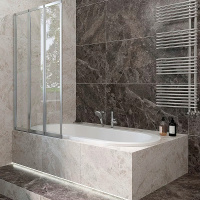 Шторка на ванну Veconi Palau PL-73L, (120x150) PL73L-120-01-19C4