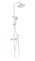 Душевая система с техническим душем и термостатом WONZON & WOGHAND, белый матовый WW-B3097-A-MW Душевая система с техническим душем и термостатом WONZON & WOGHAND, белый матовый WW-B3097-A-MW