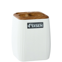 Стакан для зубных щеток Fixsen WHITE WOOD FX-402-3