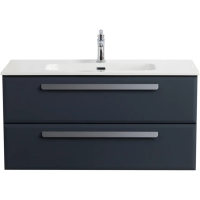 Тумба под раковину Cezares ECO-CER-N-1000-2C-SO-GR-P Grafito без ручек