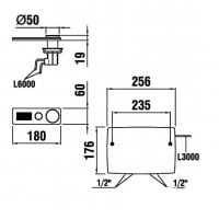 Электронный блок управления для душа Laufen Twinprime 3.3432.6.004.600.1