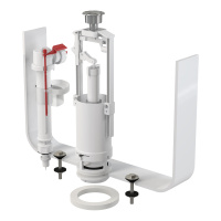 Выпускной комплект со стопкнопкой AlcaPlast SA2000S 3/8" CHROM