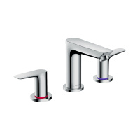 Смеситель для раковины на 3 отверстия с донным клапаном Hansgrohe Talis E 71733000 хром