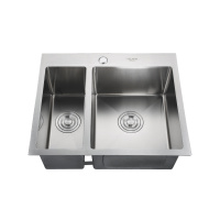 Кухонные мойки:(57,5х48,5х20,5) MELANA ProfLine H575485S с коландером, сатин