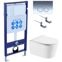 Комплект унитаза с инсталляцией  SET AQUATEK ОБЕРОН T KDI18
