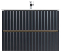 База под раковину Art&Max Еlegant AM-ELEGANT-800-2C-SO-GM-LED Серый матовый