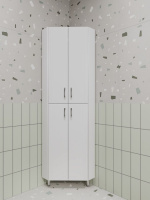 Пенал напольный угловой Style Line Веер 45 ЛС-00002327 белый