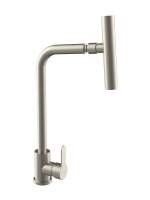 Смеситель для кухни однорычажный Orange Steel M99-009ni никель