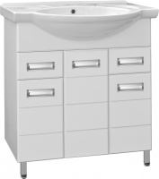 Тумба под раковину напольная Style Line Ирис 75 ЛС-00000017 белый