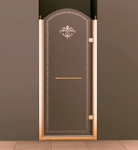 Дверь в нишу Cezares RETRO-A-B-1-90-CP-G-R