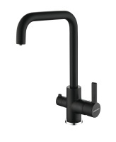 Смеситель для кухни с подключением к фильтру  Paulmark Logas Lo213021-401TB