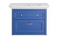 Тумба под раковину ASB-Woodline   Толедо 85  11212 (синий)