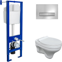 Комплект унитаза с инсталляцией Berges Wasserhaus Atom 042443