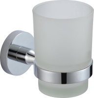 Стакан стеклянный с настенным держателем Savol 87 S-008758