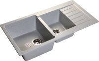 Кухонная мойка GranFest Practik 980K, P-980KL серый