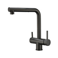 Смеситель для кухни EMAR ЕСВ 7017 Black Смеситель для кухни EMAR ЕСВ 7017 Black