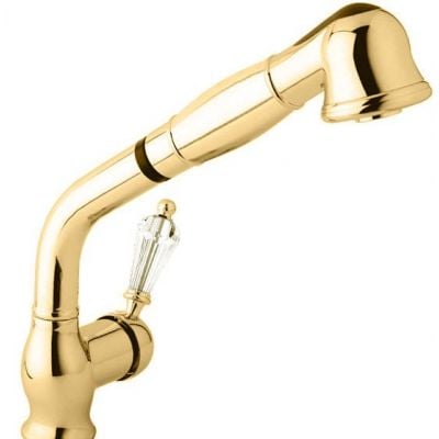 Смеситель для кухни с выдвижным душем Cezares Vintage VINTAGE-LLDM-03/24-Sw