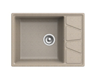 Кухонная мойка GranFest Vertex 680L, V-680L песочный