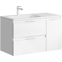 Тумба под раковину Aqwella Accent ACC0109LW белая
