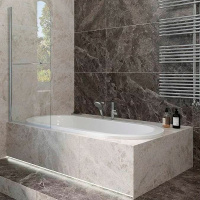 Шторка на ванну Veconi Palau PL-79, (80x150) PL79-80-01-C4