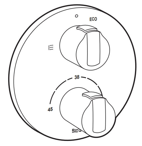 Смеситель для ванны Roca T-1000 5A0D09C00