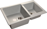 Кухонная мойка GranFest Practik 780K, P-780K серый