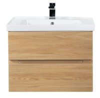 База под раковину напольная Art&max AM-Techno-700-2C-SO-LW674 Дуб мадейра янтарь