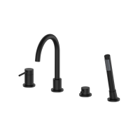 Смеситель на борт ванны Y , черный матовый