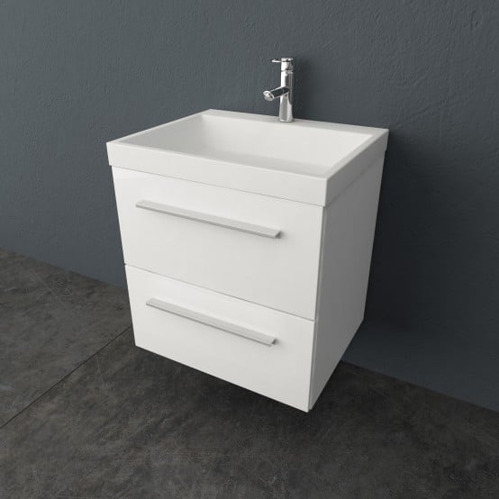 Шкаф-тумба с умывальником из литого мрамора Kolpa San Jolie OUJ 60