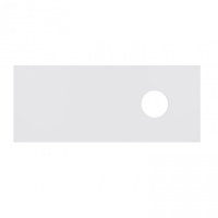 Столешница Runo универсальная белая (на тумбы Лира 60, Орион 60) Каппа 120 (00-00001089)