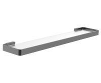 Стеклянная полка для ванной WONZON & WOGHAND LOTTE, темный графит WW-8327A-BGM