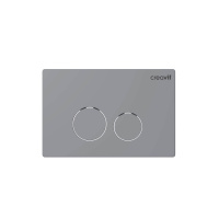 Клавиша смыва Creavit TERRA GP9002.00 серая матовая Клавиша смыва Creavit TERRA GP9002.00 серая матовая
