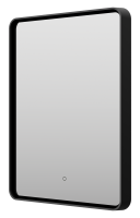 Зеркало (60х80)  Brevita Mercury  MER-Rett6-060/80-black