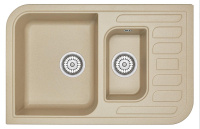 Кухонная мойка (78х50) EMAR EMQ-2780.Q Сардоникс