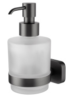 Дозатор мыла WONZON & WOGHAND GRAFFITY, темный графит WW-9333-BGM