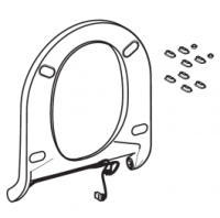 Сиденье унитаза с подогревом, для Geberit AquaClean Tuma Comfort, альпийский белый 243.505.11.1