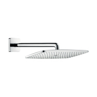 Верхний душ с кронштейном Hansgrohe Raindance E 360 AIR 1jet EcoSmart 27376000 хром