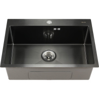 Кухонные мойки:(65х45х22) MELANA ProfLine D6545HB, графит