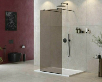 Душевая перегородка 80 см CEZARES LIBERTA LIBERTA-L-2-80-120-BR-NERO