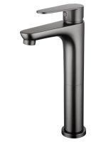 Смеситель для раковины высокий WONZON & WOGHAND ALFA, темный графит WW-A40232-BGG