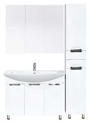 Тумба под раковину Misty Лаванда 100 Э-Лав01100-011Пр