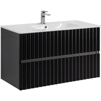 База под раковину Art&Max Еlegant AM-ELEGANT-1000-2C-SO-NM-LED Черный матовый