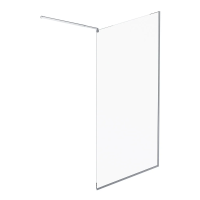 Душевая перегородка 120 см Am.Pm Func W84WI-120-F1-MTE хром