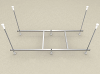 Сборный каркас для ванны Aquatek Мия 130 KAR-0000054