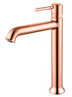 Смеситель для раковины высокий WONZON & WOGHAND TOR, розовое золото WW-88019073-RG Смеситель для раковины высокий WONZON & WOGHAND TOR, розовое золото WW-88019073-RG