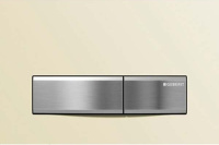 Клавиша смыва Geberit Sigma 115.788.EP.5 матовое стекло/нержавеющая сталь