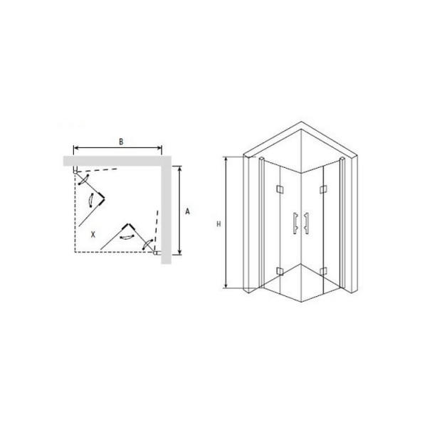 Душевой уголок RGW LE-46 06124680-11